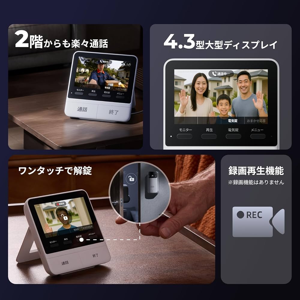 SwitchBot スマートテレビドアホン インターホン SwitchBot スマートテレビドアホン | 家ではモニター、外では